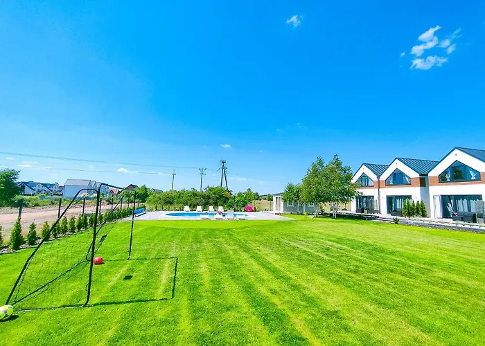 公寓 Slonce I Woda Caloroczne, Podgrzewany Basen, Balia Z Jacuzzi, Klimatyzacja, Bezplatny Parking 莱鲍